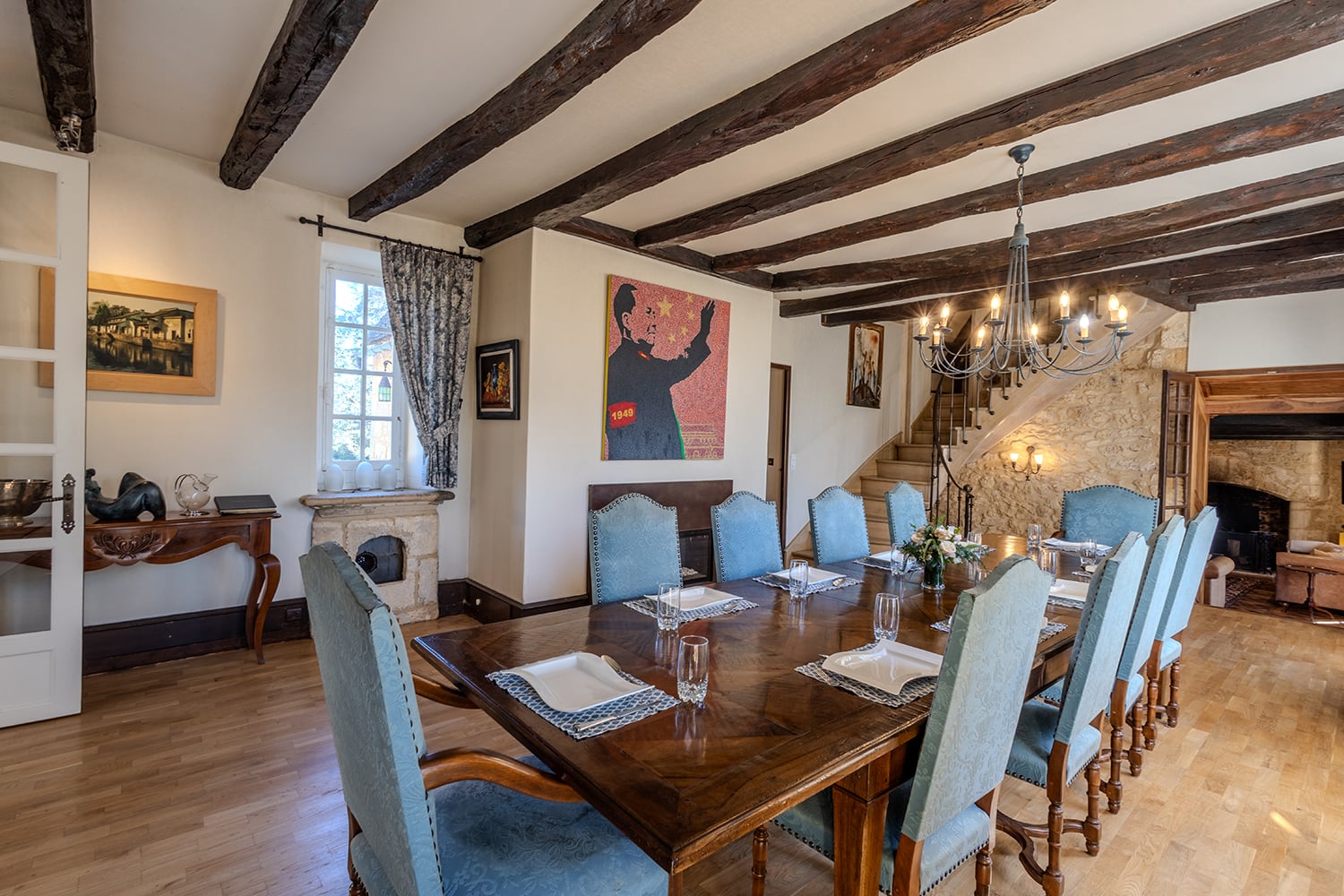 Dining room | Rental home in Dordogne