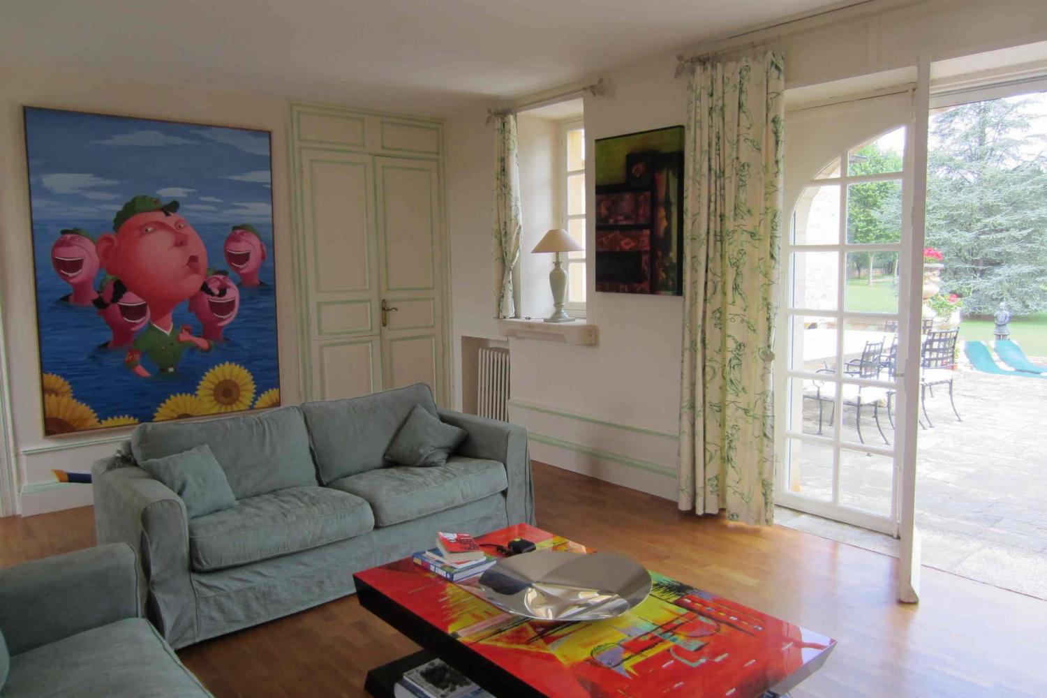 Living room | Rental home in Dordogne