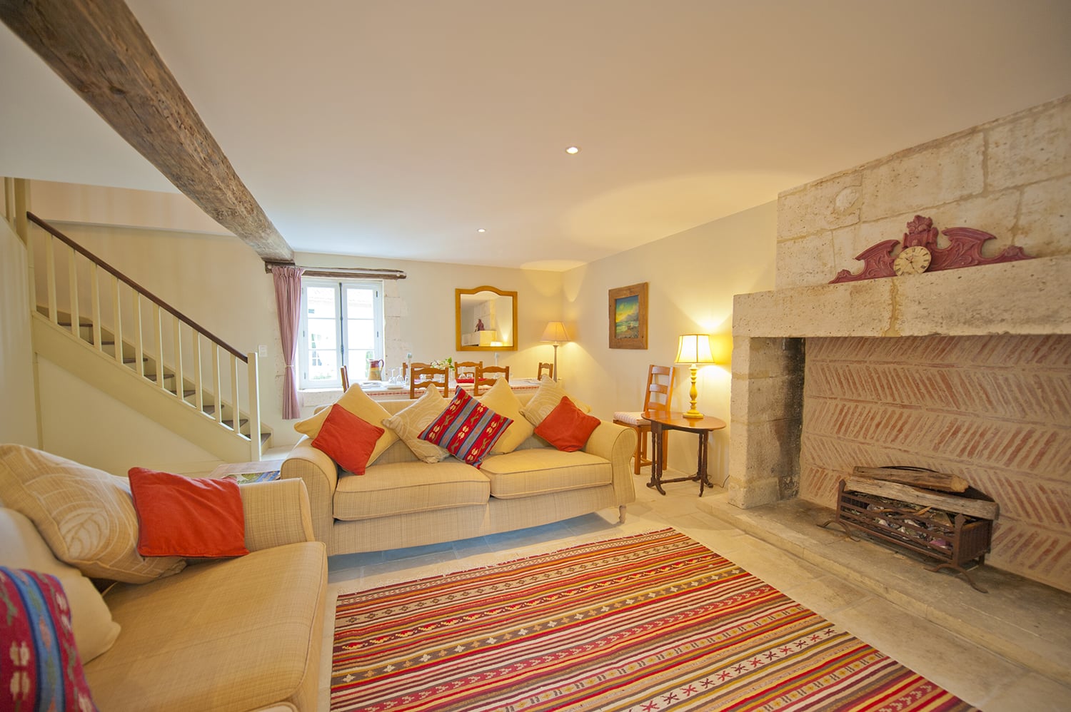 Living room | Holiday home in Nouvelle-Aquitaine
