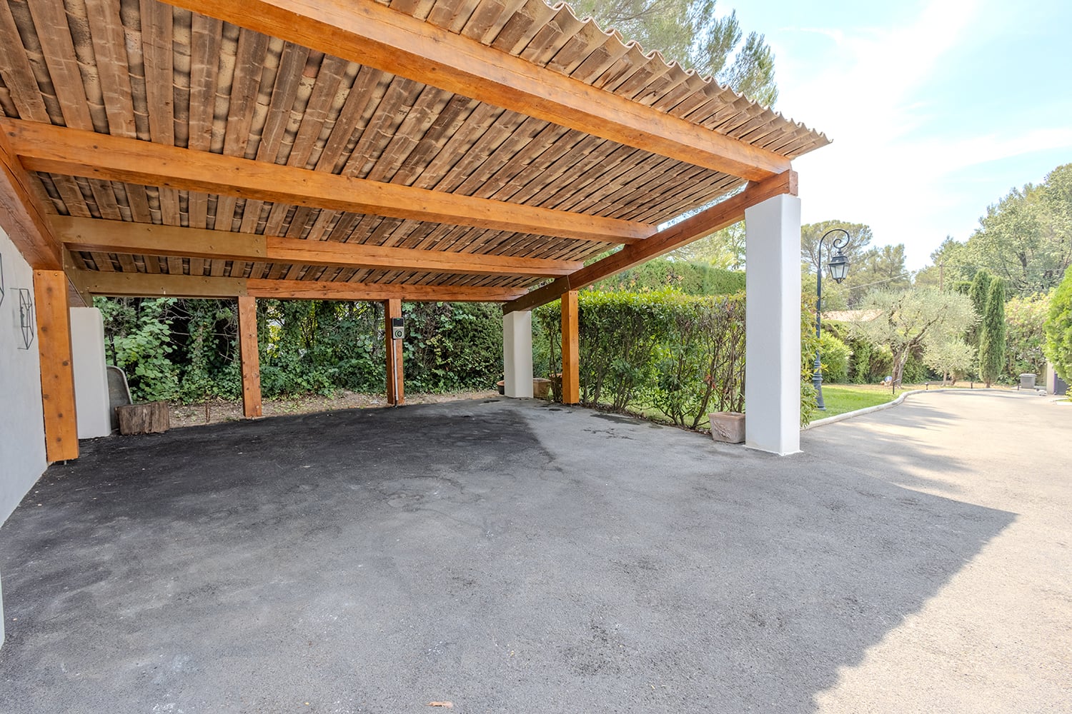 Covered parking