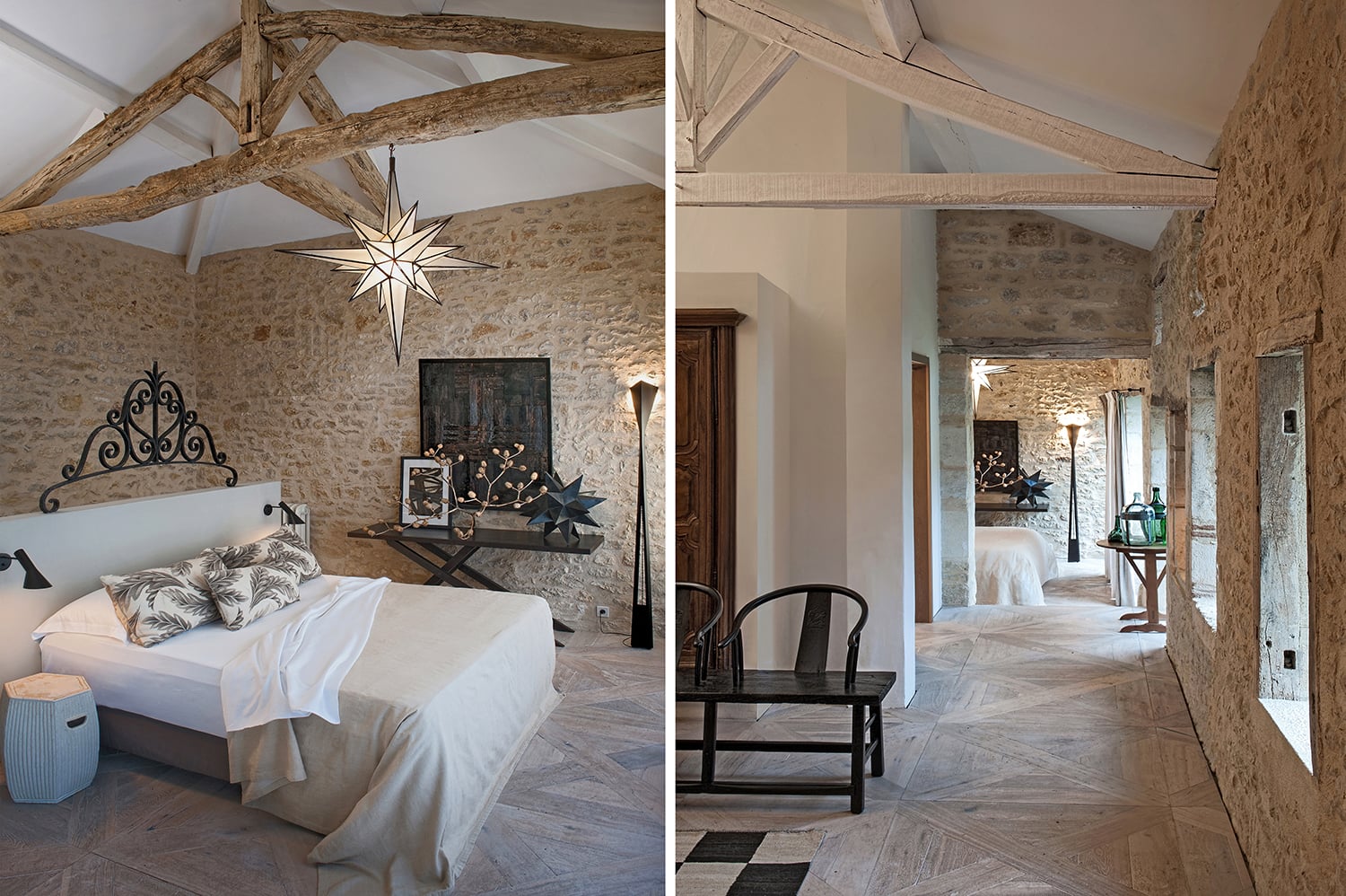 Bedroom and hallway | Holiday cottage in Floressas Bedroom and hallway | Holiday cottage in Floressas