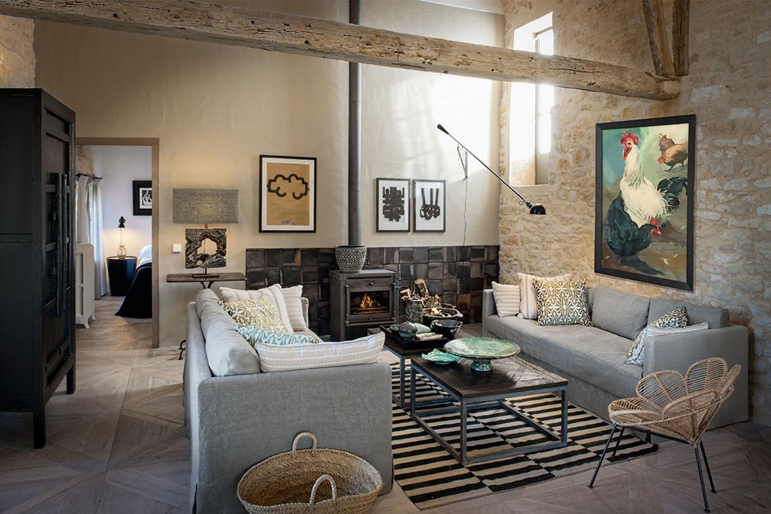 Living room | Holiday cottage in South West France