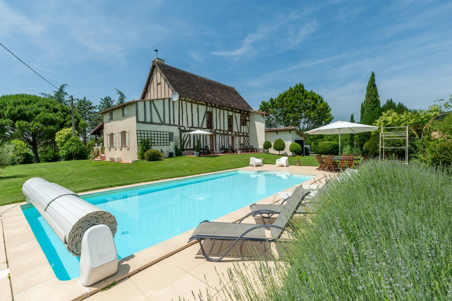 Location maison dans le Lot-et-Garonne avec piscine privée chauffée