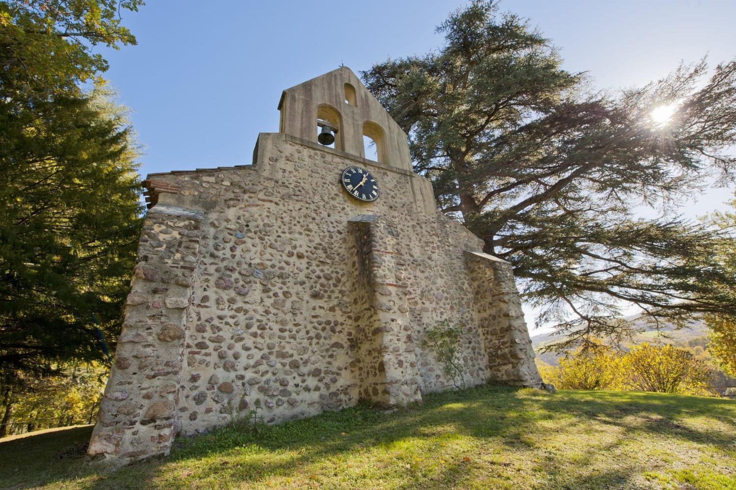 Church in château grounds