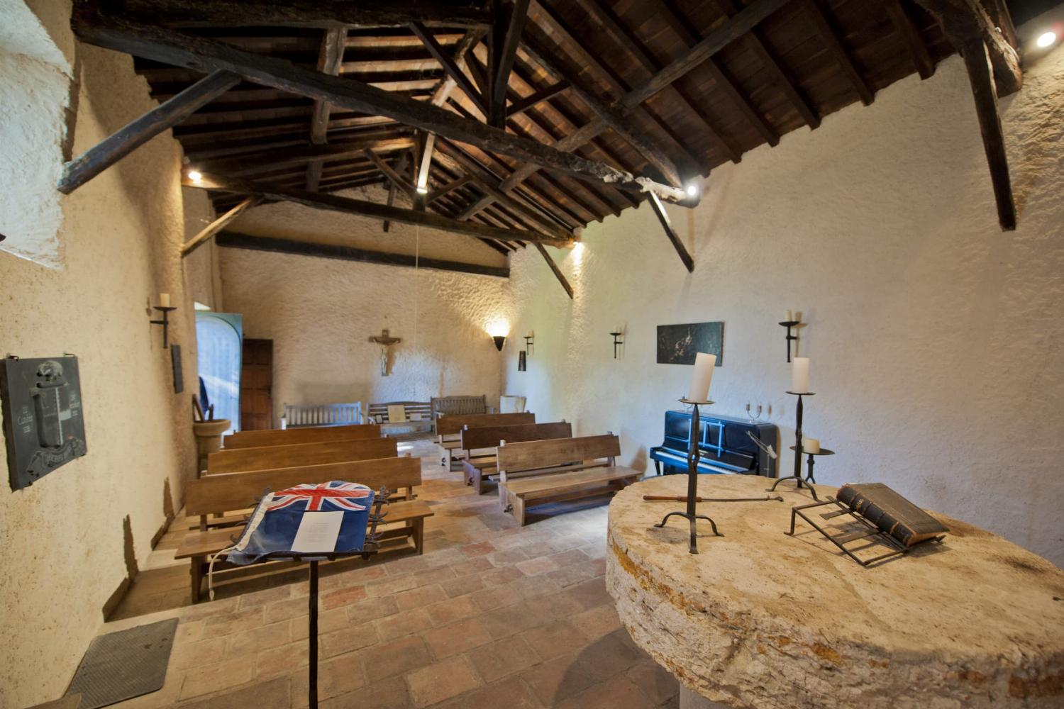 Church in château grounds