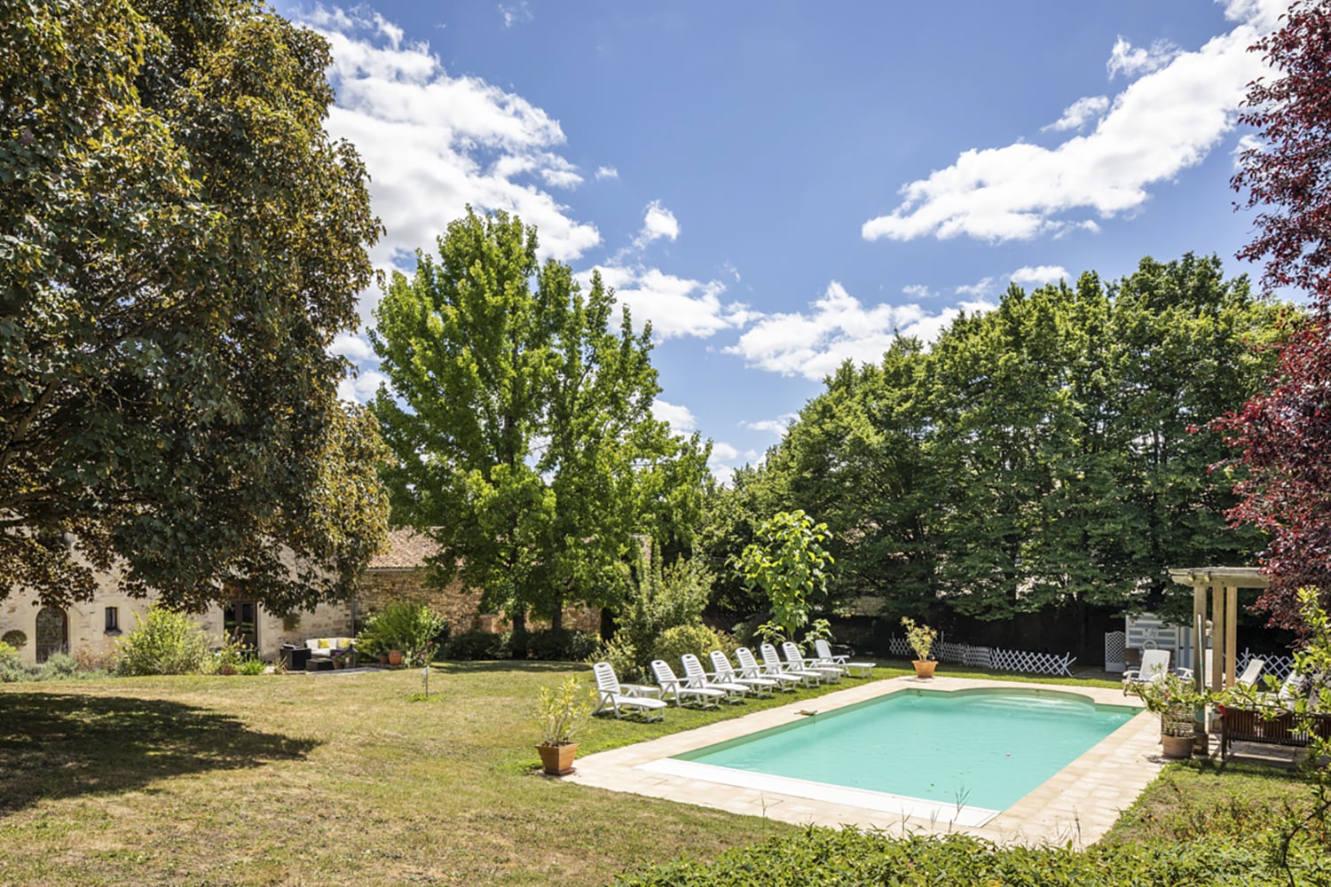 Private heated pool Private heated pool