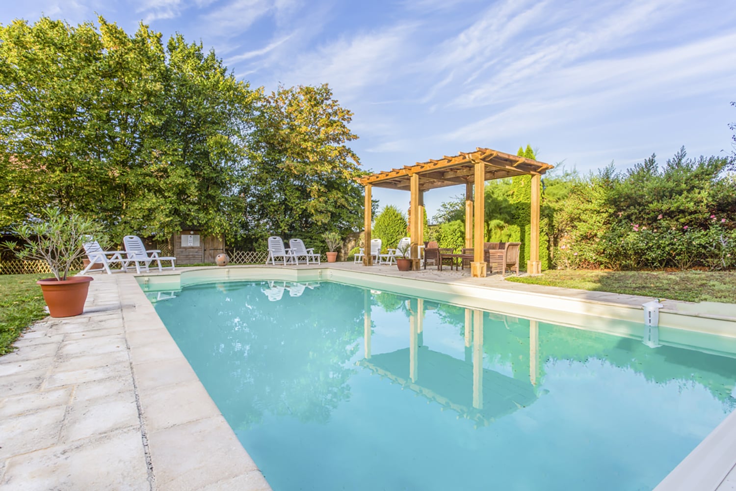 Private heated pool Private heated pool
