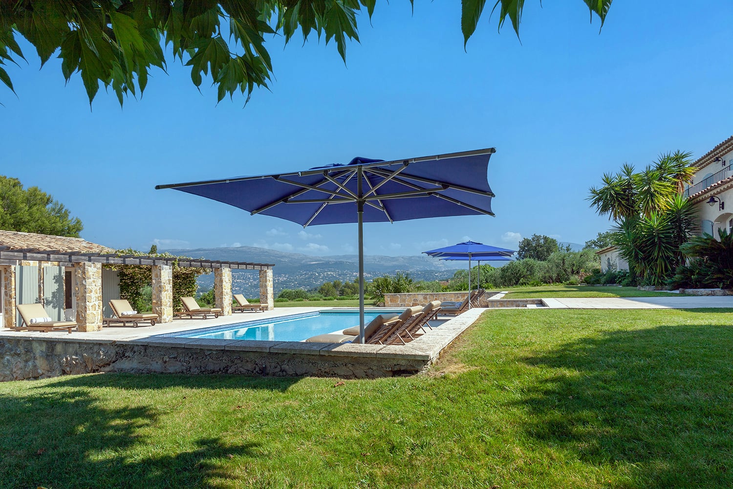Private heated pool