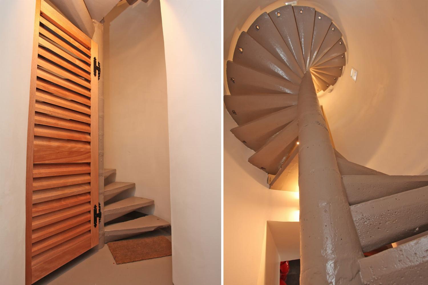 Staircase | Rental home in Brittany
